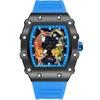 ZIDO Men's Quartz Luminous Waterproof Barrel-Shaped Watch