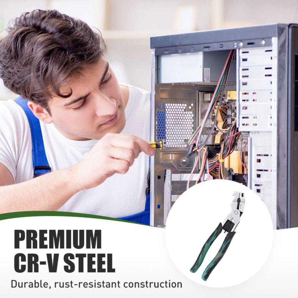 Easy Gripping Cable Cutter Heavy Duty Electrical Crimping Pliers Wire Stripper Professional Wiring