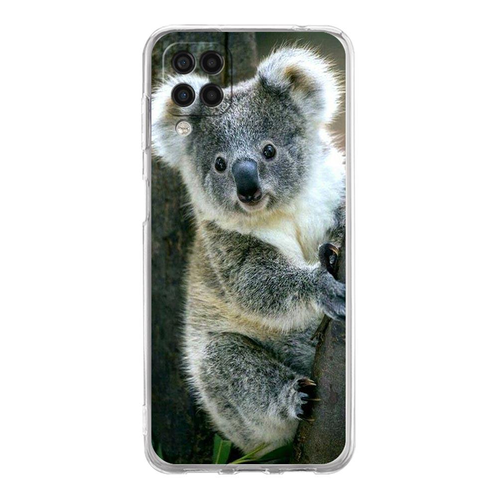 Phone Case For Samsung Galaxy A13 A33 A35 A55 A73 A53 A23 A51 A71 A21S A72 A31 A41 A05s A03S A15 A25 5G Clear Cover Koala