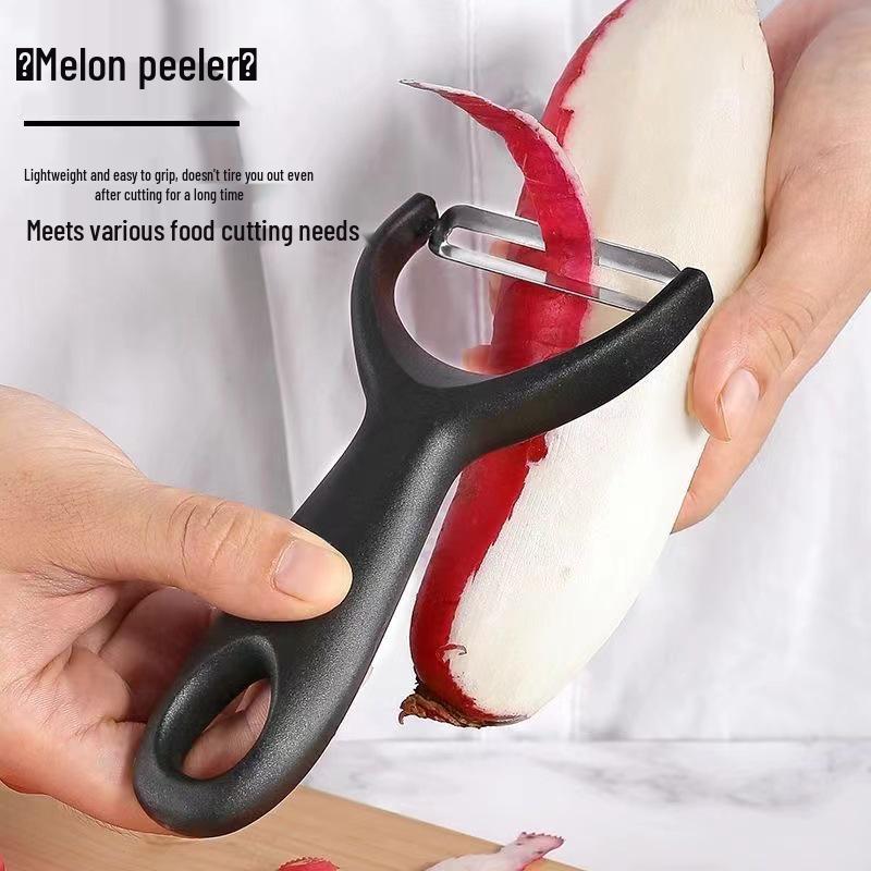 Multifunctional Stainless Steel Peeler for Fruits & Vegetables – Perfect for Melons, Potatoes, and Apples