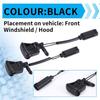 AM-1Coppia Nuovi Ugelli Spruzzatori Lavavetri Riscaldati Getto 61667110851 Per -BMW Serie 1 E81 E82 E87 X3 E83 X5 E53 Z4 E85 E86
