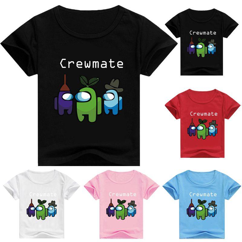 T-Shirt Spiel Betrüger Crewmitglied Jungen Mädchen Rundhals T-Shirt Kinder