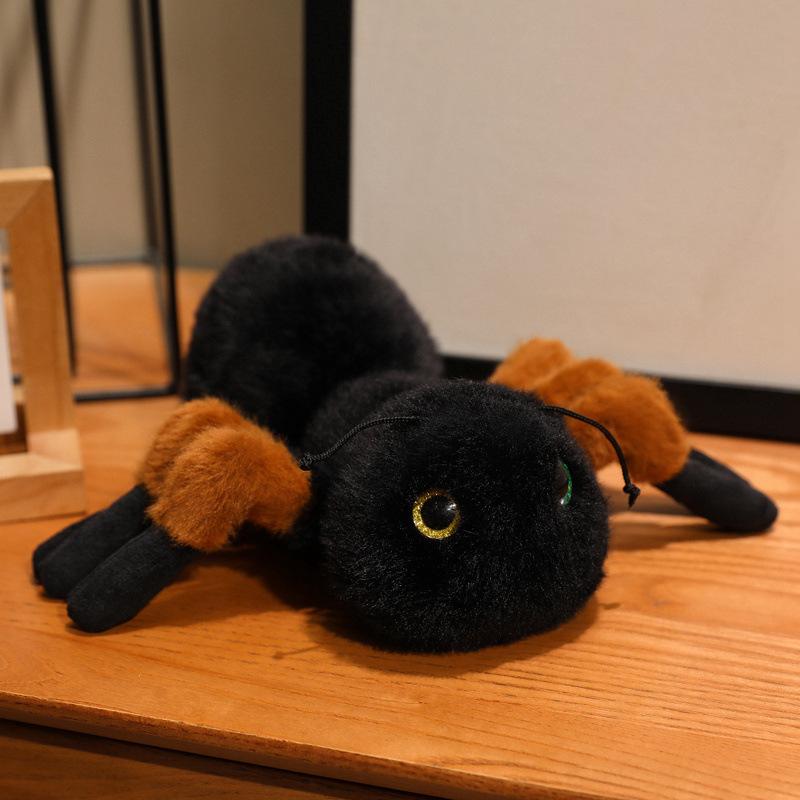 

Simulation Ant Doll Plush Animal Trick Doll Decoration Children Ant Doll Halloween Party 12cm/45g