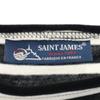 SAINT JAMES Made in France Border Pattern Short sleeve Boat neck T-shirt Women Used