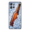 For Motorola Moto G 2025 Case Fashion Flower Black Silicone Soft TPU Back Cover Case For Motorola G75 S50 Edge 50 Neo Phone Case