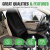 Car Seat Towel Cover Waterproof Car Seat Towel Protector with Adjustable Elastic Strap Non-slip Breathable Front Rear2025