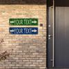 4x16 Inch Customizable Aluminum Street Sign Personalized Wall Plaque Indoor Outdoor Home Decor