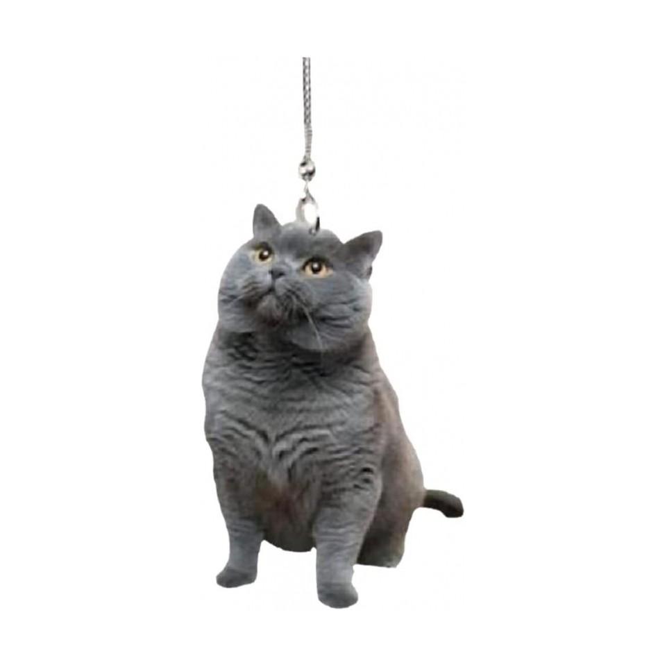 Cute Cat Car Pendant Decoration Colorful Balloon Acrylic Interior Ornament