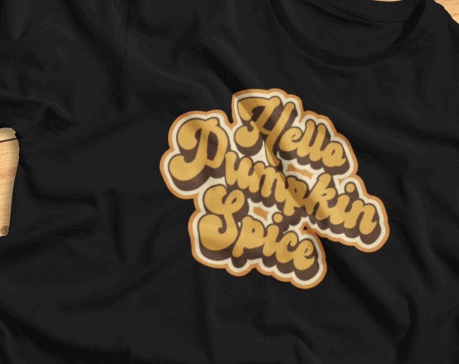 Hello Pumpkin Spice - Funny Fall, Autumn - T-shirt L