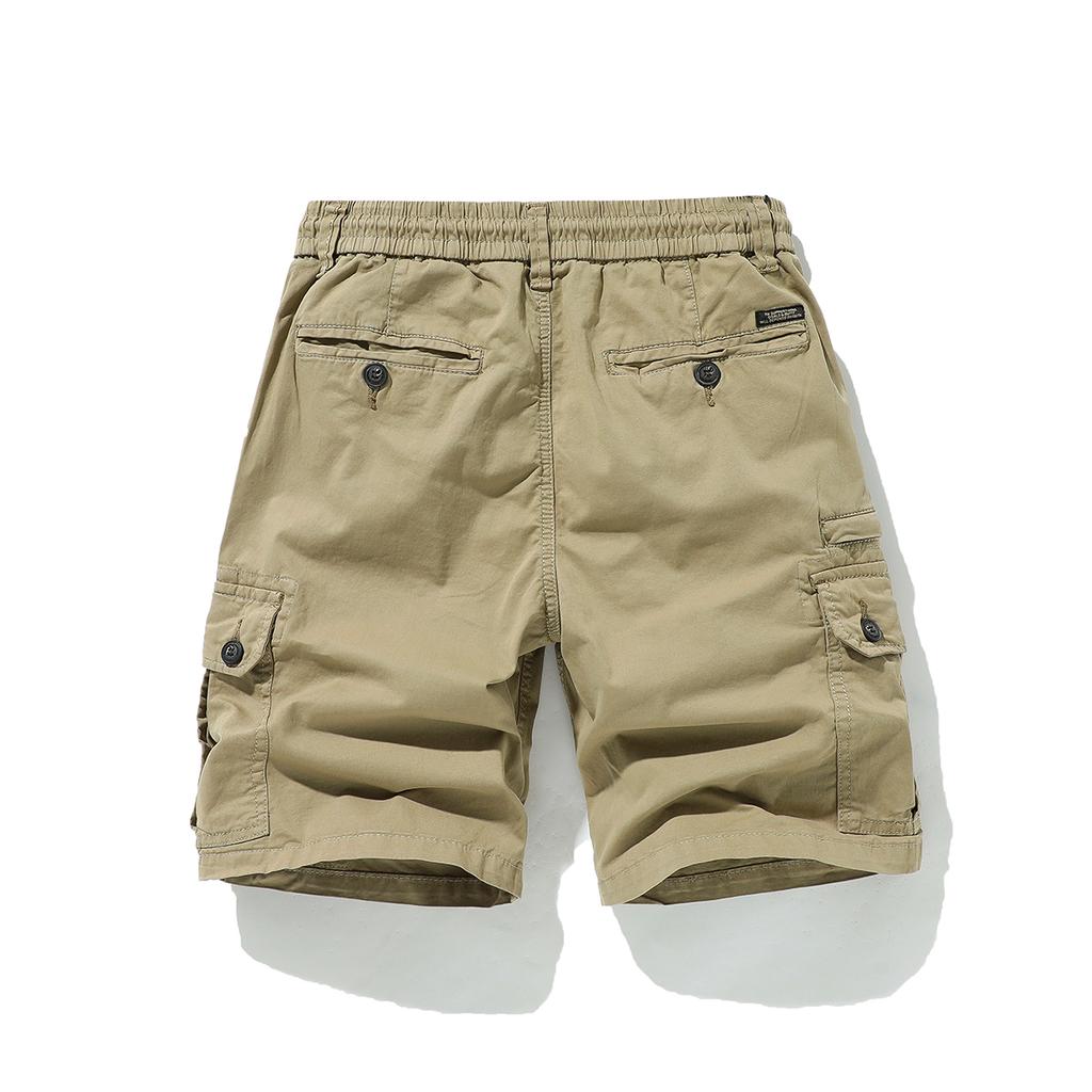 Workwear Shorts Men's Summer Casual Five Quarter Pants Pure Cotton Loose Multi Pocket Versatile Pants