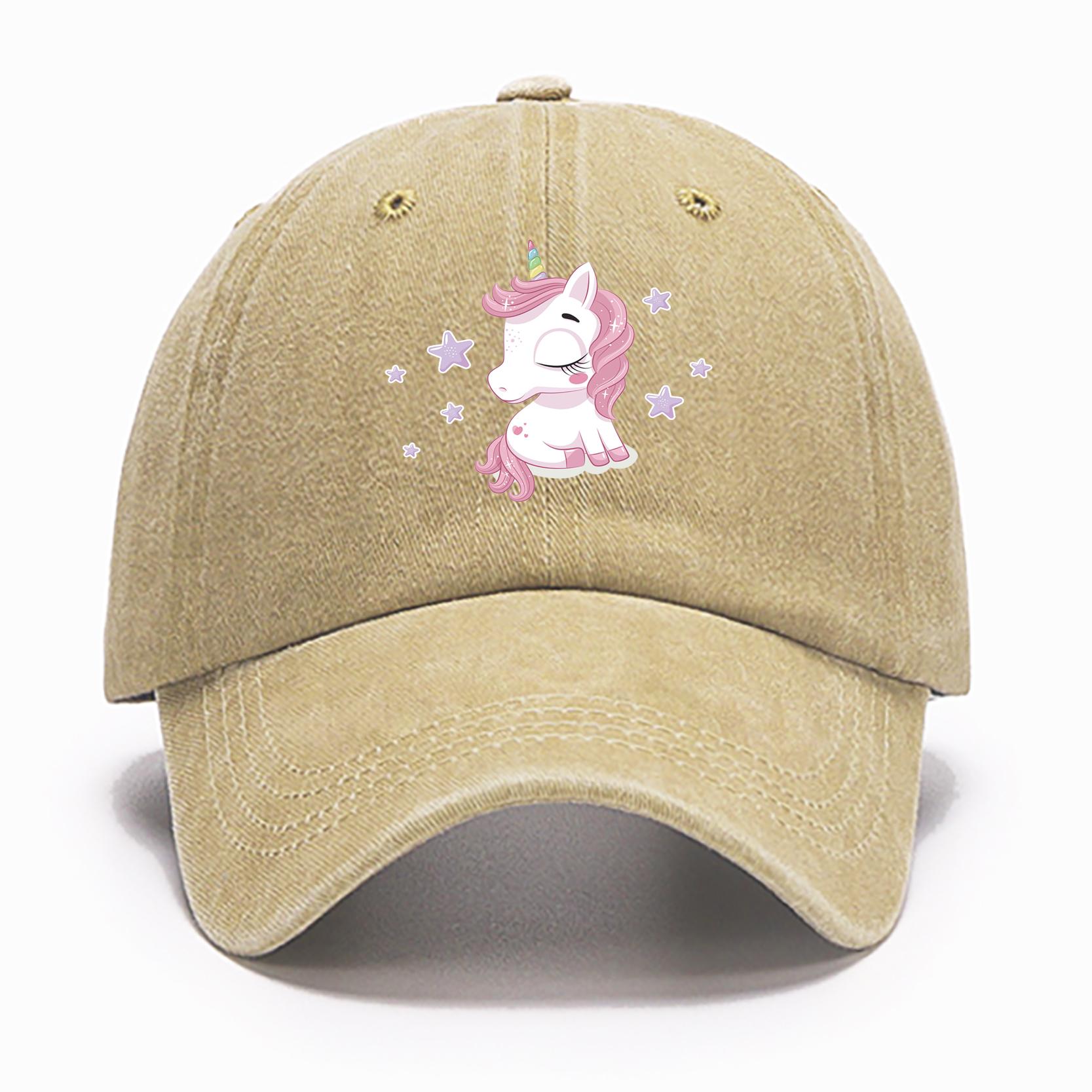 

Женская кепка с принтом единорога в стиле хип-хоп, модные бейсболки для девочек, женская повседневная спортивная кепка as the picture хаки
