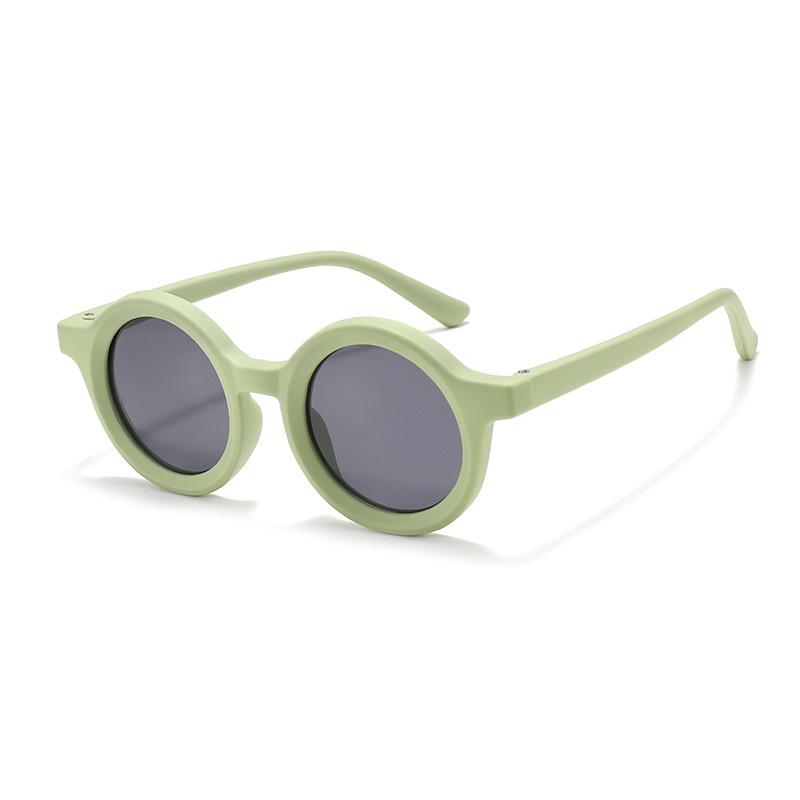 Cute Round Frame Kids Sunglasses UV400 Protection Soft Silicone Sun Glasses for Boys Girls Summer Beach Eyeglasses Eyewear