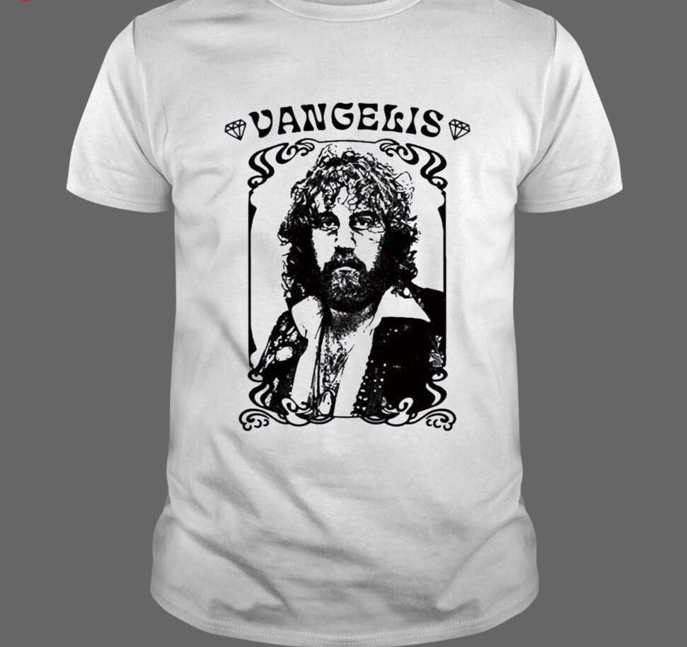 

Vintage Vangelis Star Music Lover Cotton White All Size Men Women Shirt SE477 Unisex T-Shirt M
