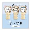 Kamio Japan Chiikawa Wood Hachiware and Sea Otter One Size Clip, Design, 208653,