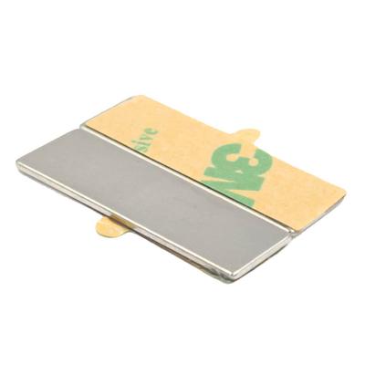 Ímã de Placa de Neodímio Hunter 30x10x1mm Barra Autoadesiva 3M