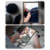 5x Hands Free Magnifying Glass With 50 Led Light,gooseneck Page Magnifier For Senior Low Vision Rea