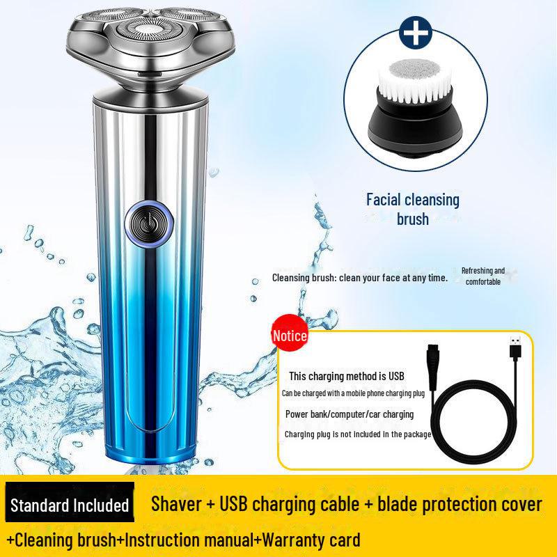 Rechargeable Multifunctional Waterproof Electric Beard Shaver