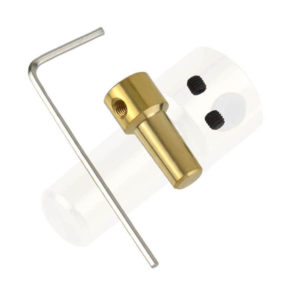 Hochpräziser Motorwellen-Spannhülsenadapter Motorwellenadapter für JTO-Spannhülsenbasis 3,17 mm Messing Werkzeugzubehör