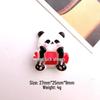 Cartoon Panda National Day DIY Stickers & Hair Accessories Set