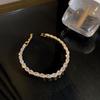 Gold-Plated Zircon Sun & Heart Bracelet: Stylish, Versatile, Elegant Light Luxury Jewelry for Women.