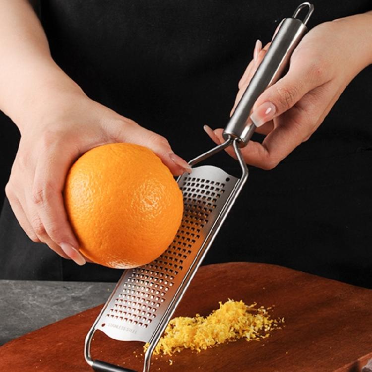 Kitchen Food Grater with Tube Handle Household Lemon Planer Gingers Garlic Shredders Chocolate Planer Tool Enduring