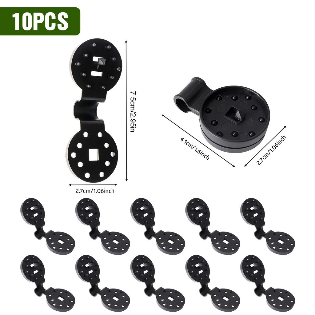 10/20/50100pcs Awning Plastic Clips Outdoor Shade Cloth Net Clip Camping Garden Tool Buildings Fence Net Fix Clamp Awning Hook
