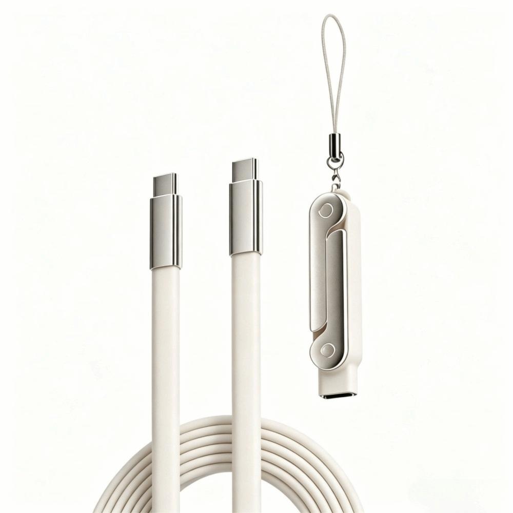 Faltbares Design Handy Ladehalterung Typ C Ladekabel Adapter Halterung Schreibtischgebrauch