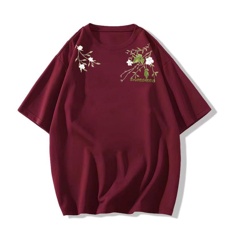 

2025 Женская повседневная белая хлопковая футболка - Летняя с короткими рукавами свободного кроя M