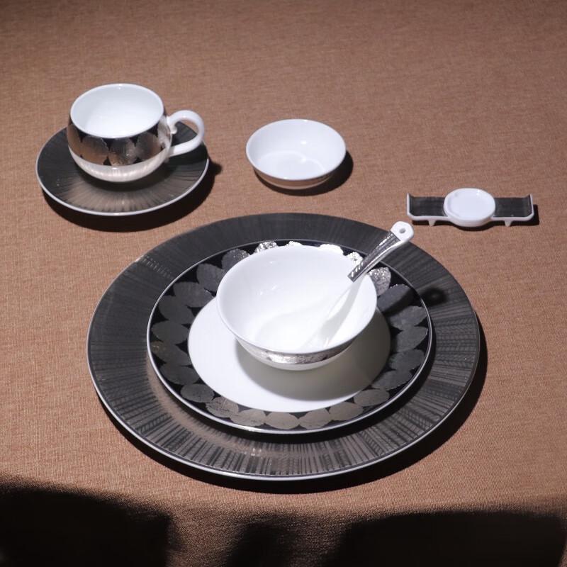 Ruhan 2025 Chinese Bone China 8-Piece Dinnerware Set