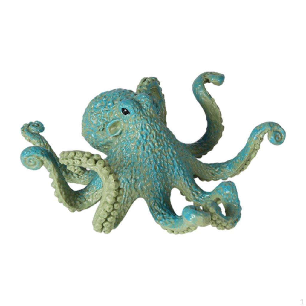 Cephalopod Figurine Lifelike Details Realistic Toy Educational Marine Animal Model for