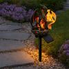 Słoneczna Ozdoba Ogrodowa Smok Lampa Ogrodowa, Zewnętrzna Lampa Statua, Figurka Lampa Patio Ścieżka Fantazyjna Ozdoba, Unikalny Prezent dla Miłośników Dekoracyjny
