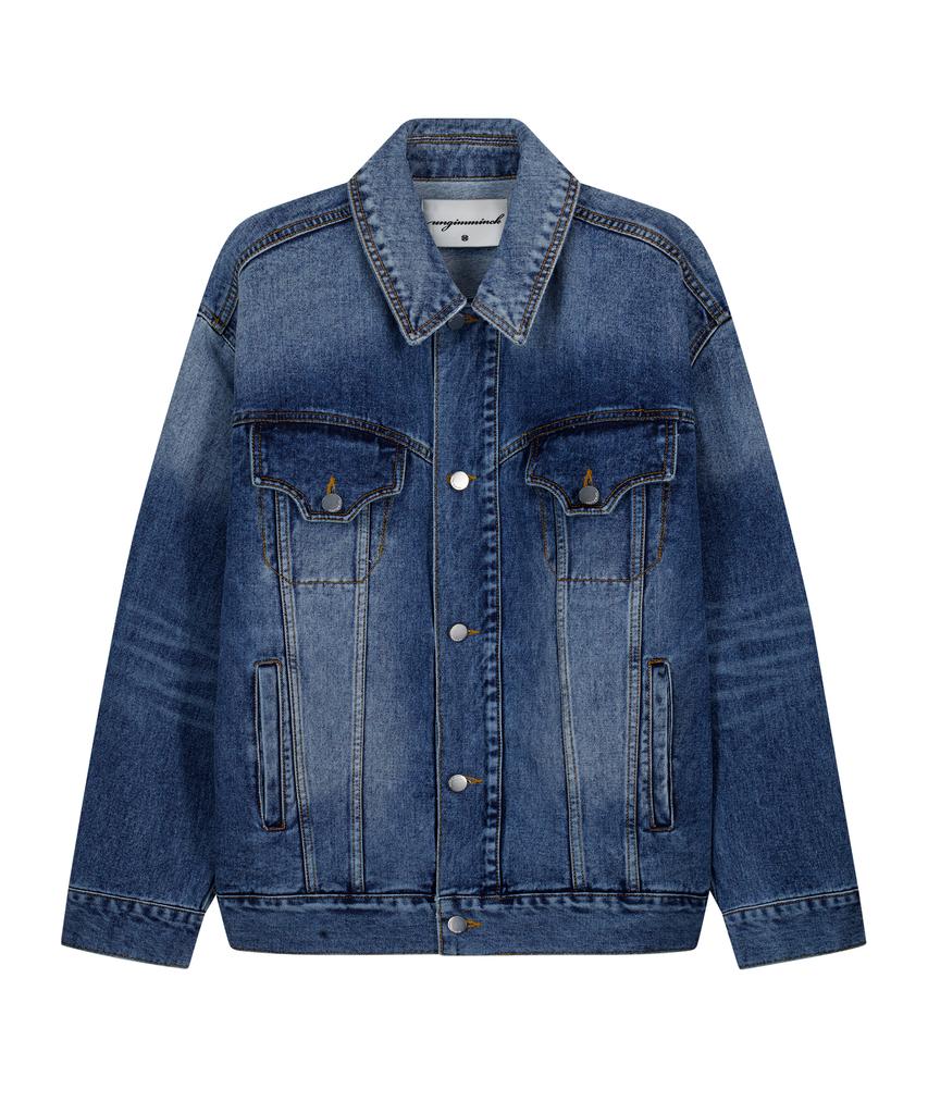 Ungimmick Oversized Denim Jacket (Blue)