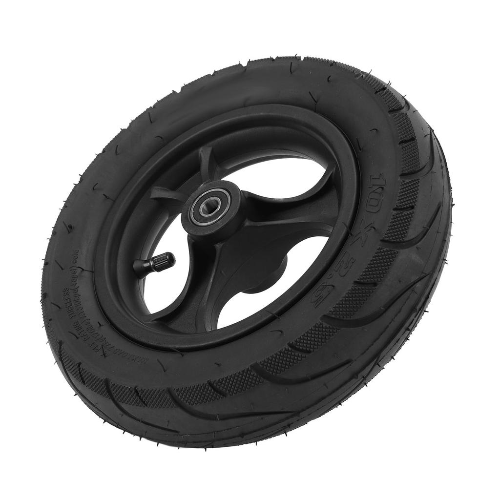 10x2.5 Electric Scooter Tire with Wheel Hub 10 Inch Rubber Shockproof Explosion Proof Electric