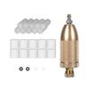 Industrial Male Female Connector Double Chamber Separator 30MPa Pressure Resistance Pneumatic Coupler for Diving