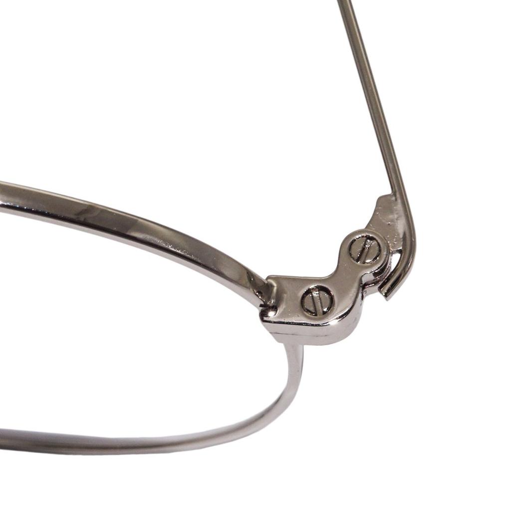 Stylish Glasses for Lightweight Stainless Steel Metal Glasses for with Round-frame Women, Men, Ladies' Eyewear, Case.