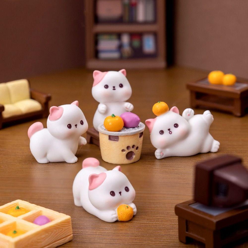 Maison de poupée DIY Animaux Statue Jardinage Figurines Miniatures Mignonnes Mini Figurines d'Animaux
