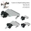 Pack of 4 Hose Clamp Clip Pliers Suitable for Efficient Pipe Sealing Fastening, Automotive Technicians and Home Mechanic
