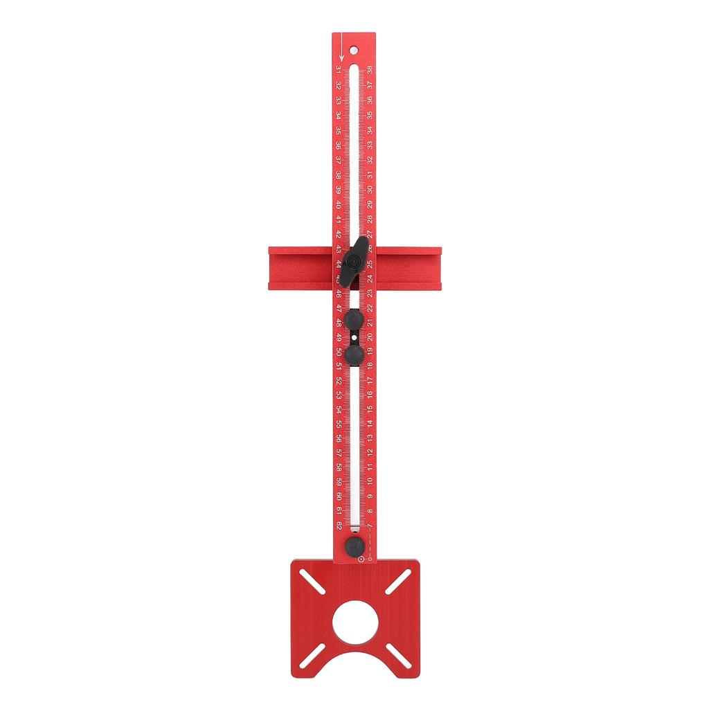 Router Milling Groove Bracket Aluminum Alloy Adjustable Multifunctional Cabinet Hardware Jig and Router Guide for