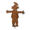 Vintage Rostiger Vogelscheuche Dekorationspfahl Rostiger Zaunaufsatz Statue Pfahl Metall Gartendekoration Schild für Zaunaufsatz Kunstdekoration