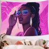 Tropical Glamour Tapestry Stylish Vibrant and Exotically Unique Wall Art for a Chic Decor Statement  Home Refresh