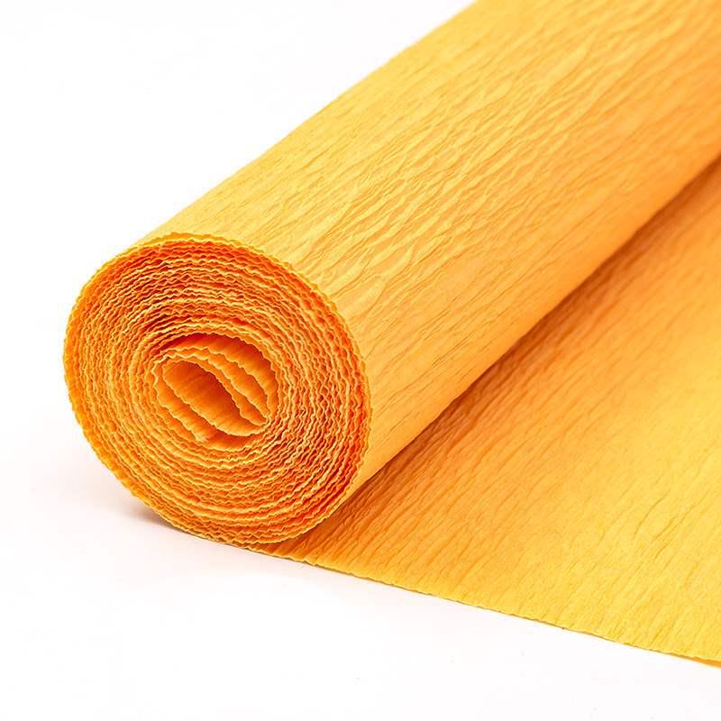 Thickened Colored Crepe Paper for DIY Flower Making: Pleated, Rolled Edge Handmade Material.