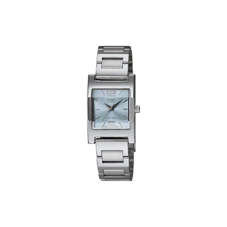 CASIO Women s Standard Series Blue Watch LTP-1283D-2A LTP-1283D-2A Blue Square Watch Dial