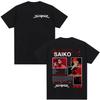 Rapper SAIKO SAKURA Album Merch Tee Shirt Men's Women Fashion Hip Hop T-shirt Casual Cotton Short Sleeves Oversized T Shirt