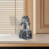 Horse Head Figurine Animal Sculpture Decorative Artwork Unique Tabletop Ornament Statue for