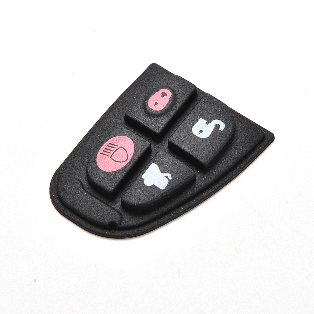 For Jaguar X S XJ XK TYPE Remote Key FOB 4 Button Rubber Pad Replacement