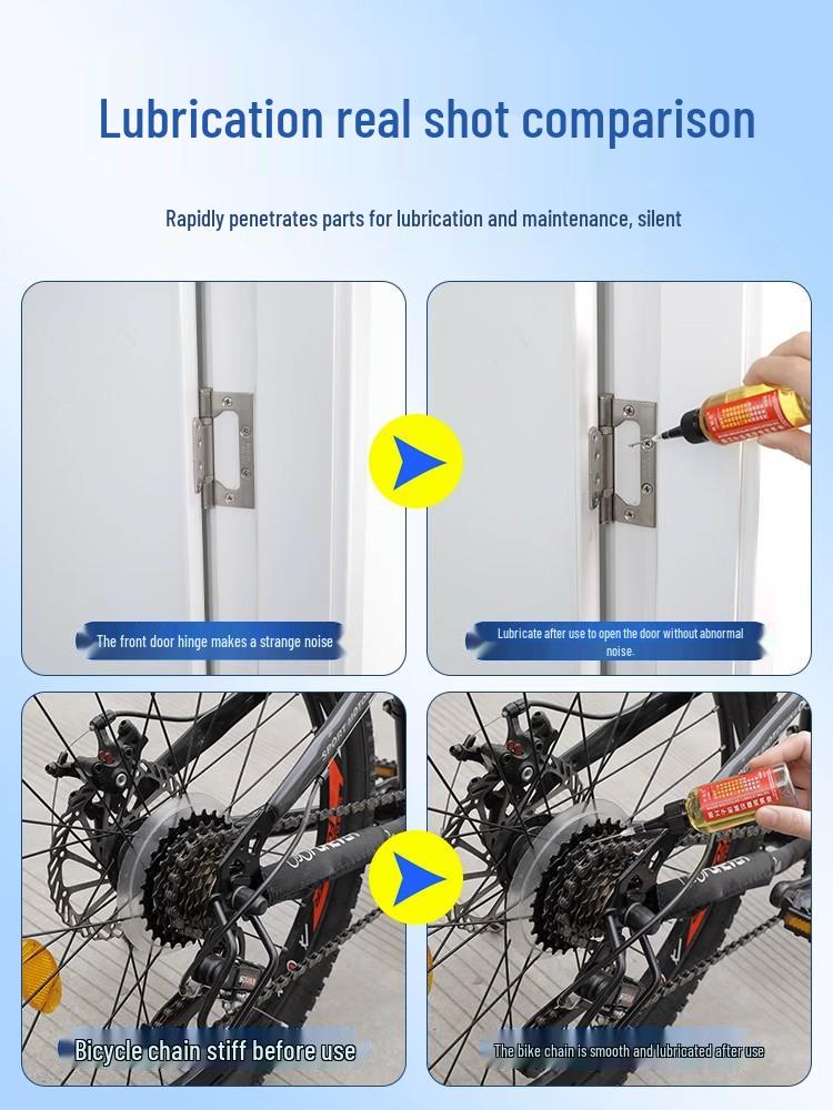 Kompaktes Mehrzweck-Schmieröl für Motoren, Fahrräder, Nähmaschinen, Ventilatoren, Türen und mehr.