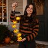 Pumpkin Wind Lights with Hat for Halloween Outdoor Decorations, Festive Garden and Yard Lighting