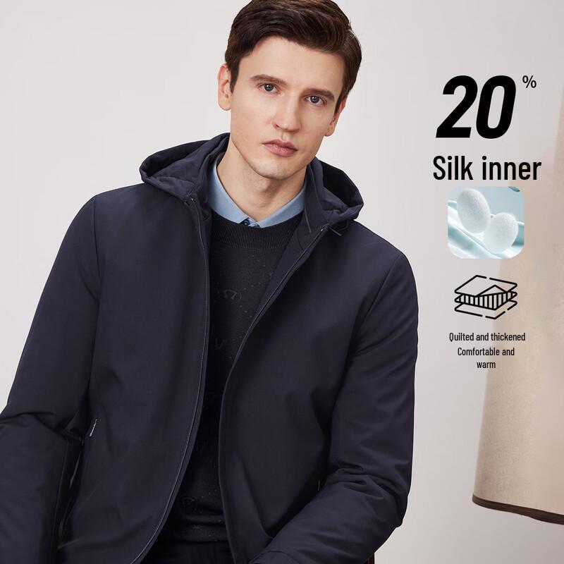 

FIRS Мужское зимнее пальто средней длины с отстегивающимся капюшоном 2XL (185/100A)