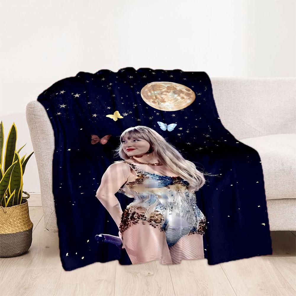 Taylor Swift's Rosa Feier-Decke Ultra-Weich Geeignet für Strandkorb Wohnzimmer Vier Jahreszeiten Universell Moderner Stil