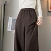 Women's High-Waist Drapey Wide-Leg Trousers